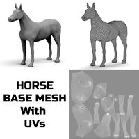 Horse Base Mesh