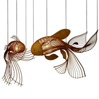 Fish Rattan Decor Lighting