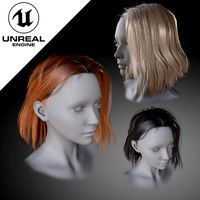 Realtime Medium Length Hairstyle