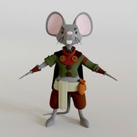 Mouse animal character