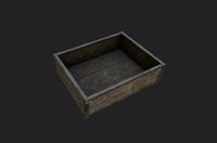 Two type of boxes low-poly