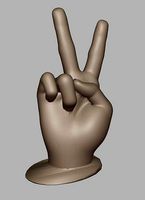 victory hand base | 3D