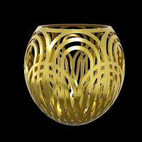 Vase with unique pattern 3d printable | 3D
