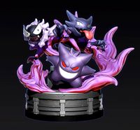 GENGAR EVOLUTION DIORAMA POKEMON | 3D
