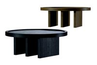 Table Contemporary Side Table in Wood by Lucas Faber