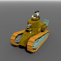 tank renault ft-17 base color