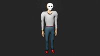 man in mask