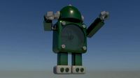 robot clock