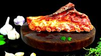 meat on the bone fried with all textures and materials