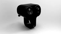 double key switch for a motorcycle handlebar 22 mm