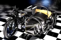 brough superior ss100 1926 and sidecar