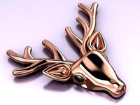 deer brooch