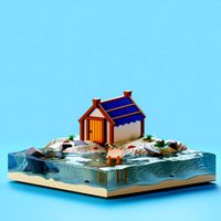 house on the coast