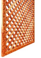 Decorative lattice panel on the wall