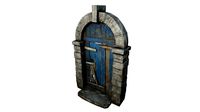 medieval wooden door