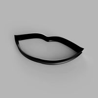 lips cutter cookie stl custom cookie cutter stl 3d print design 3d files stl file