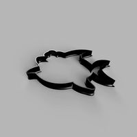 shark cutter cookie stl custom cookie cutter stl 3d print design 3d files stl file
