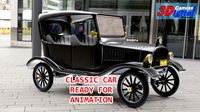 classic car for animation