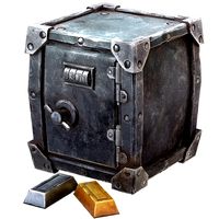 stylized safe