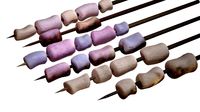 marshmallows colorful on sticks