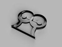 heart cutter cookie stl custom cookie cutter stl 3d print design 3d files stl file