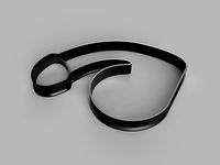 penis cutter cookie stl custom cookie cutter stl 3d print design 3d files stl file