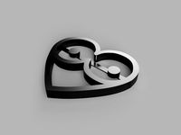 heart cutter cookie stl custom cookie cutter stl 3d print design 3d files stl file