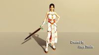 Female warrior - Fantasy 3d game ready character