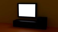shelf and tv