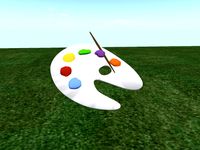 color mixing palette