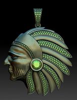 indian man pendant