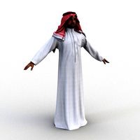 middle east clothing man 0001