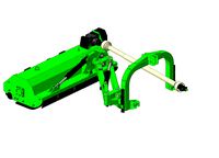 the mower is lateral offset