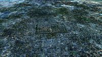 city birds eye view