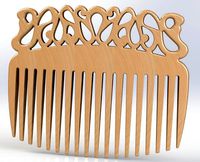 hair wooden comb