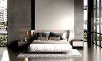 modern double bed