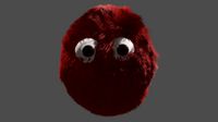 fluffy eye creature