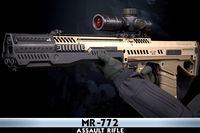 MR-772 Assault Rifle With Hands
