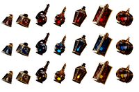 Health Potion Bottle Set