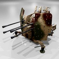 2cm Flak38 Flakvierling Antiairgun