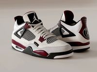 Nike Air Jordan 4 Retro PSG Paris Saint-Germain Shoe