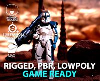 Clone Heavy Trooper Rigged