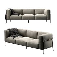 B and B Italia Borea 3 seater sofa