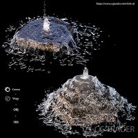 Flat Rock Waterfall fountains