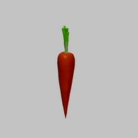 Carrot 3D model