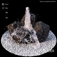 Rock Waterfall fountains