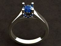 Ring 3D Model White