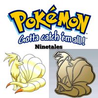 Pokemon Ninetales Cookie Cutter Stamp Cake Decorating