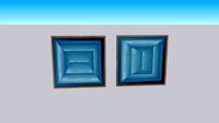 Quadros Jasmine Azul - 70x70 - Westwing