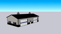 30'x56'x12' post-frame building